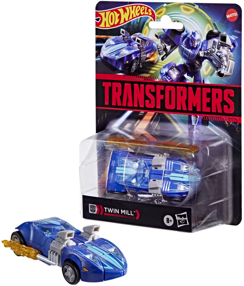 Hasbro Hot Wheels x Transformers Actionfigur Twin Mill 12 cm Actionfigur