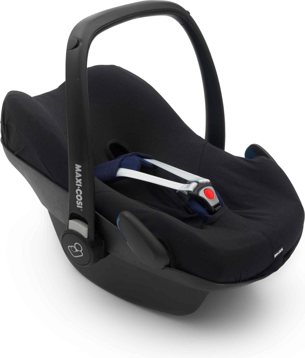 Dooky Sitzbezug 0+ Autositzbezug Schwarz Uni – Universal Autositzbezug Maxi Cosi Cabriofix, Maxi Cosi Bezug Pebble, Maxi Cosi Bezug, Cybex und mehr – Autositzbezug Baby Universal