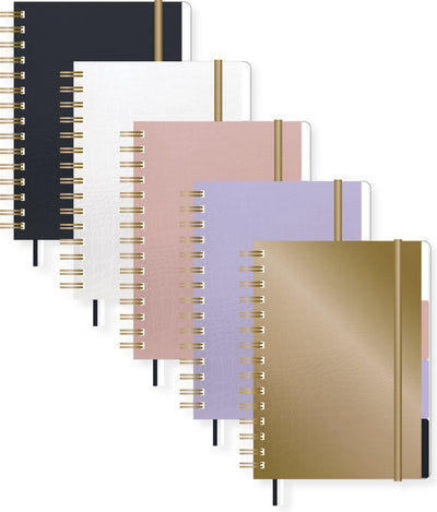 Kangaro 4-in-1-Notizbuch – reines Kroko – A5 – Linie – 5 Farben – k-pm610011skz