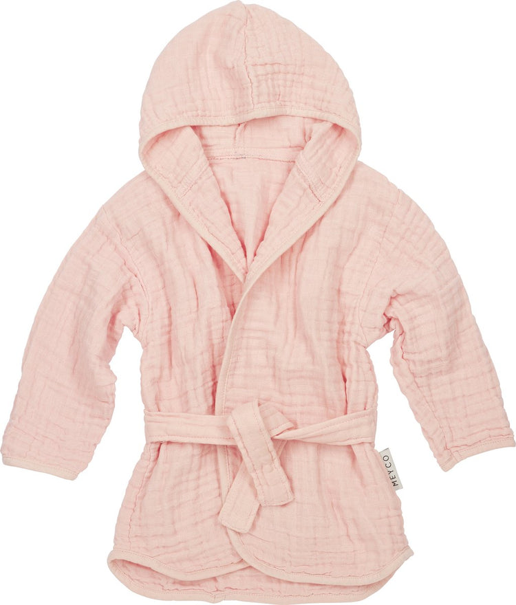 Meyco Baby-Uni-Bademantel – vorgewaschen, hydrophil – zartrosa – 98 104