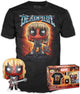 Funko-Pop! Tee-Box Marvel: Deadpool (Heavy Metal) Gitarre Metallic Special Edition exklusiv – Größe M