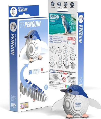 Eugy 3D-Puzzle – Pinguin – Meerestiere – nachhaltig – alle sammeln – 6 Jahre