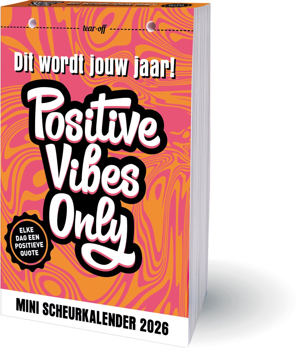 Interstat Positive Vibes Only Mini-Abreißkalender 2026