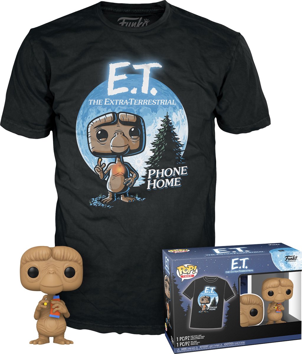 Funko et. Sammelfiguren-T-Shirt-Set -m- Pop! Abschlagbox etc. mit Candy Black
