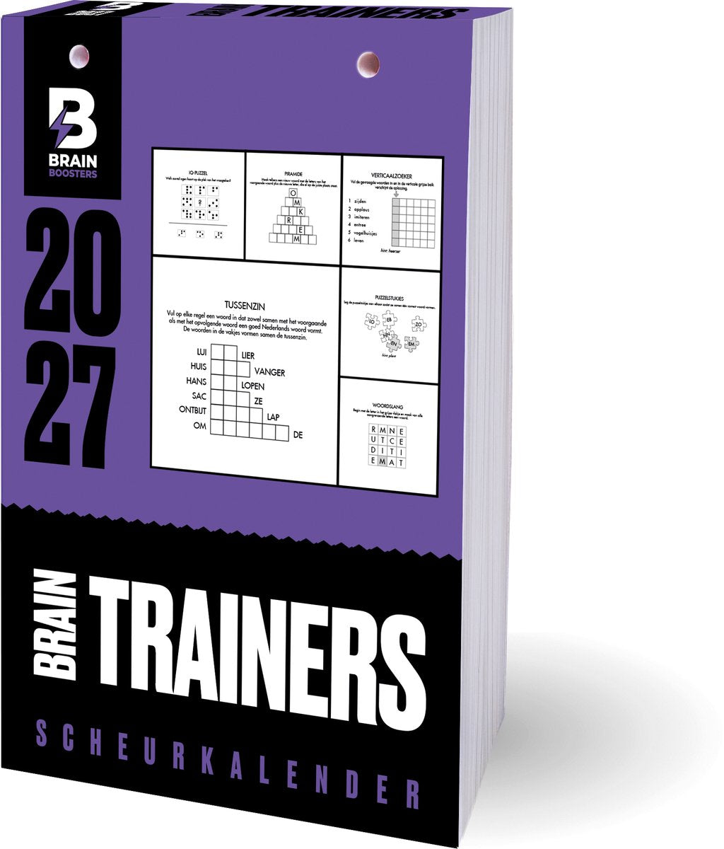 Brainbooster Braintrainers Abreißkalender – 2027