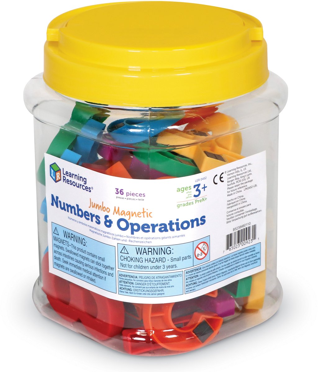 Lernressourcen xxl magnetische Zahlen – 3+