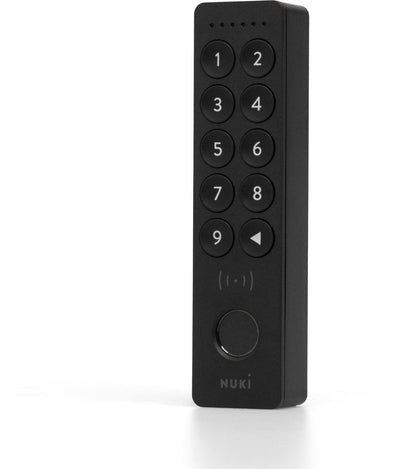 Nuki Keypad 2 NFC – Tastatur für Smart-Türschloss – Fingerabdruck, Zugangscode NFC – zum Entsperren antippen – für Smart Lock Ultra, Pro und Go
