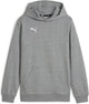 Puma TeamGoal Casuals Hoody Jr Jungen Sportpullover – Mittelgrau Heather – Weiß