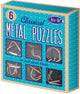 Invento Metallpuzzle Retro-Oh Unisex Blau 6 Teile
