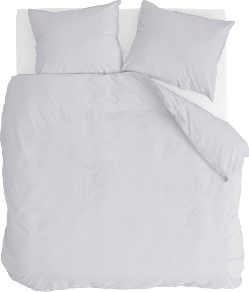 Walra Bettbezug Vintage-Baumwolle – 240 x 220 – 100 % Baumwolle – Flieder