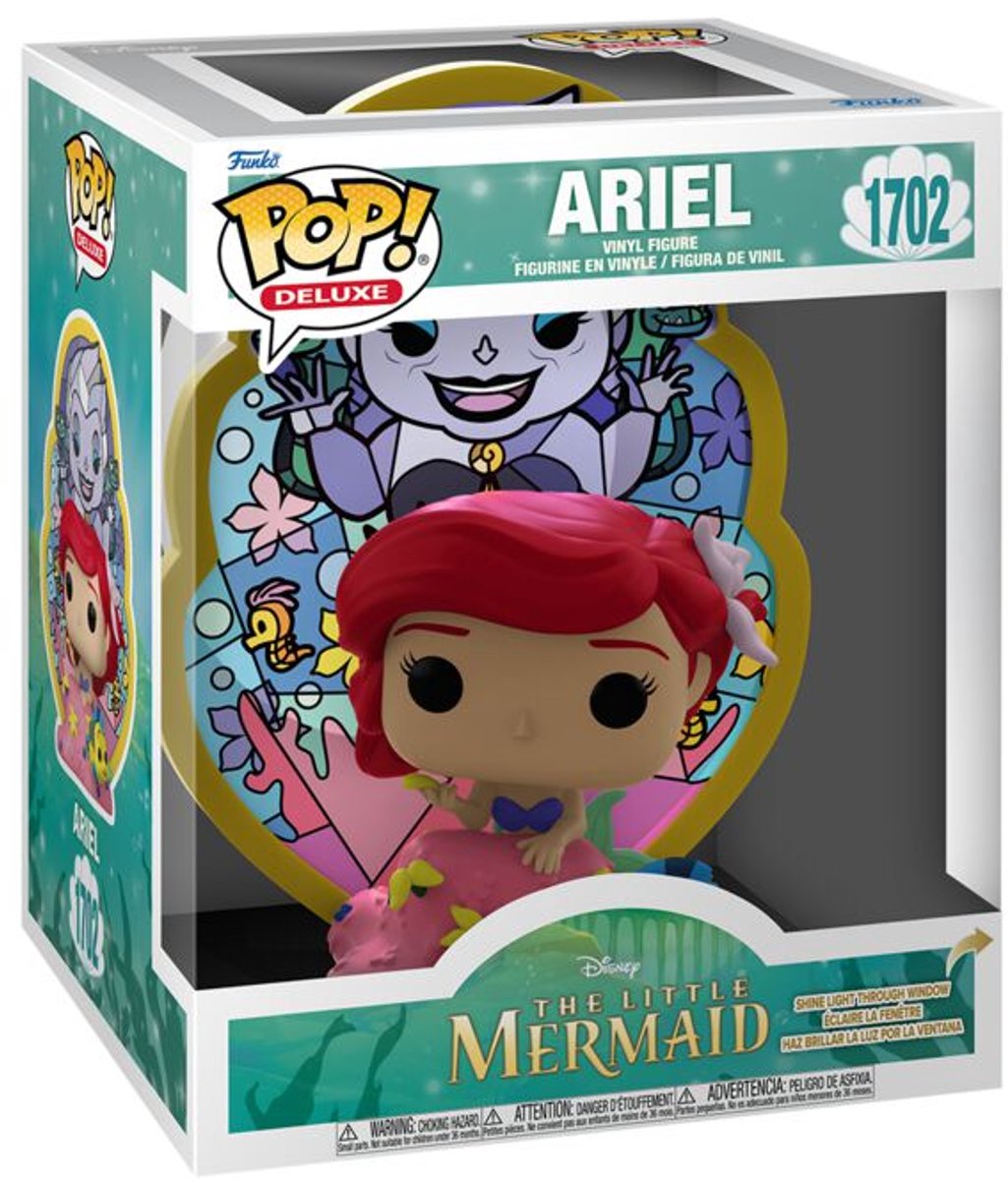 Schneewittchen kleine Meerjungfrau Ariel (Pop! Deluxe) Vinylfigur 1702 Unisex Funko Pop! - mehrfarbig - Standard