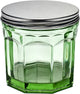 Serax - Paola Navone Table Nomade - Glas mit Deckel m - grün - 11 ø - 2 Stück