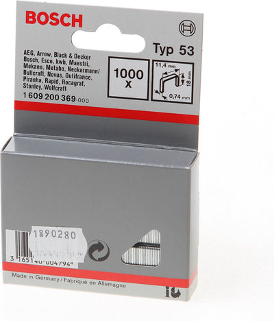 Bosch - nicht mit Feindraht Typ 53 11,4 x 0,74 x 18 mm