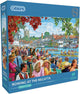 Gibsons – Rudern bei der Regatta (von Steve Crisp) – 1000 Teile 68×49cm (B×H) – Puzzle für Erwachsene