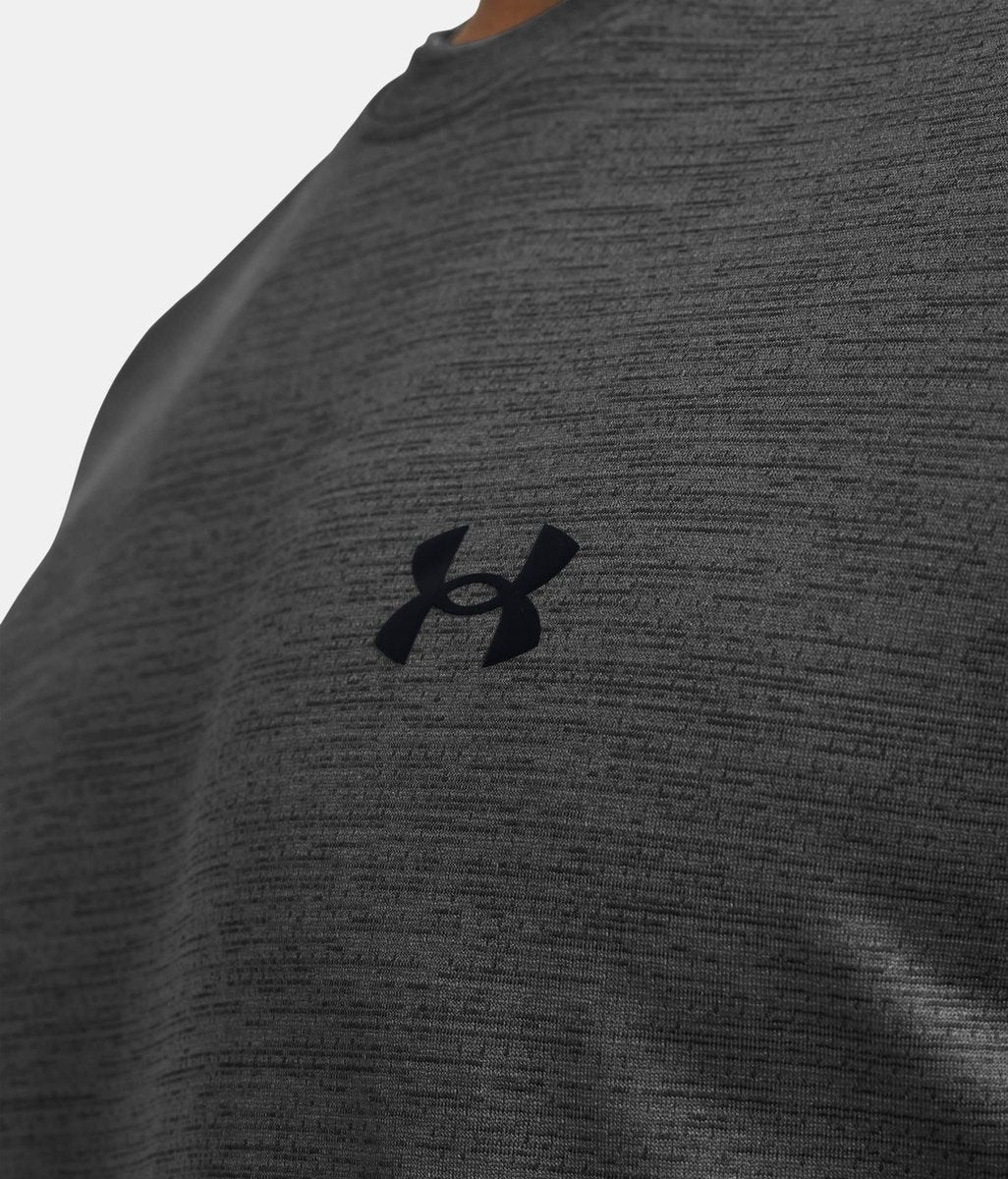 Under Armour UA Tech Vent SS-Gry Herren-Sportshirt – Castle Rock – Schwarz