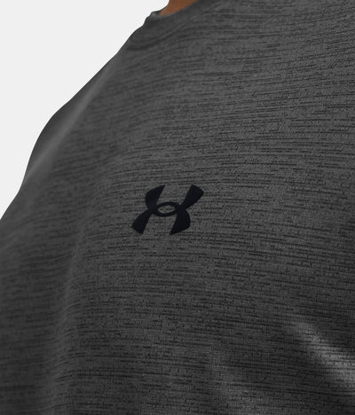 Under Armour UA Tech Vent SS-Gry Herren-Sportshirt – Castle Rock – Schwarz