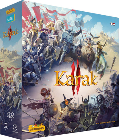 Geronimo-Spiele Karak II – Brettspiel – ab 10 Jahren – für 2 bis 5 Spieler