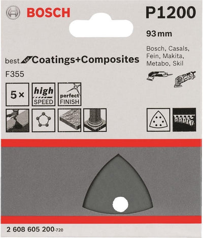 Bosch 5 Schleifblatt Delta Best Coatings 6.1200