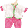 Puppenjacke reversibel mit Hosen, 28-35 cm