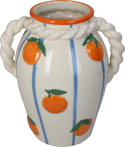 HD Collection Vase Mandarin Steingut 19,7x16x22,2cm