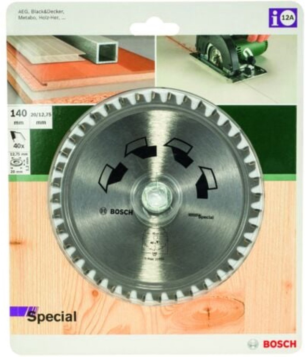 Bosch Kreissägeblatt Spezial 140 x 20 x 2,2 mm - 40