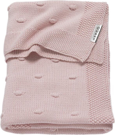 Meyco Baby Knots Kinderbettdecke – rosa – 75 x 100 cm – 1,0 Tog