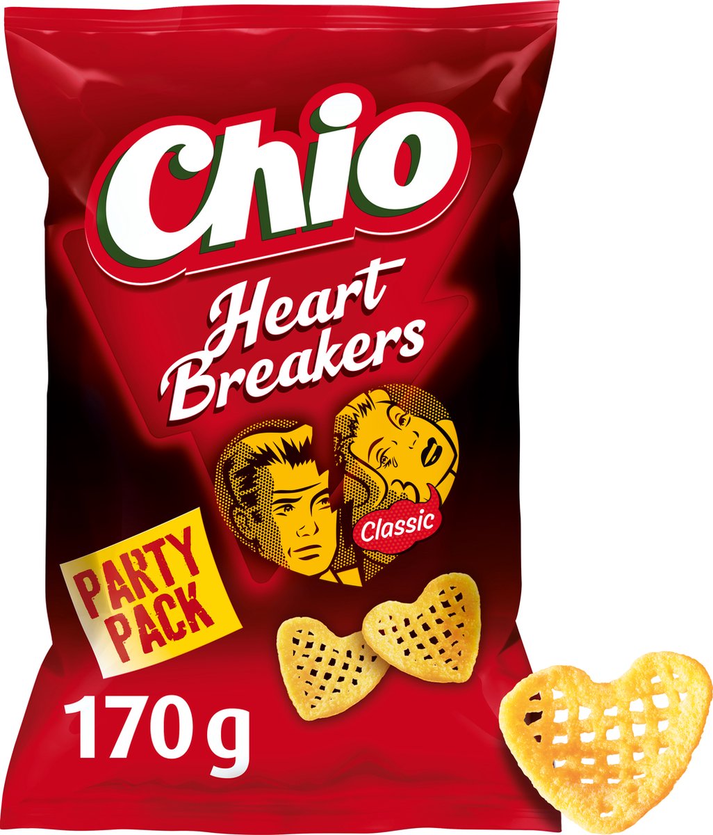 Chio Heartbreakers klassisches Partypaket – 6 x 170 Gramm