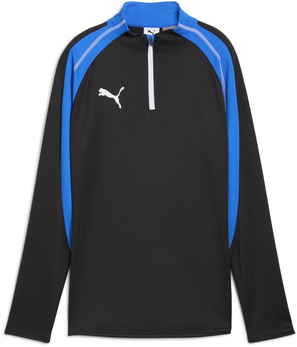 Puma individualblaze 1 4 Zip-Top Damen-Sportshirt – Schwarz-Weiß-Racing Blue