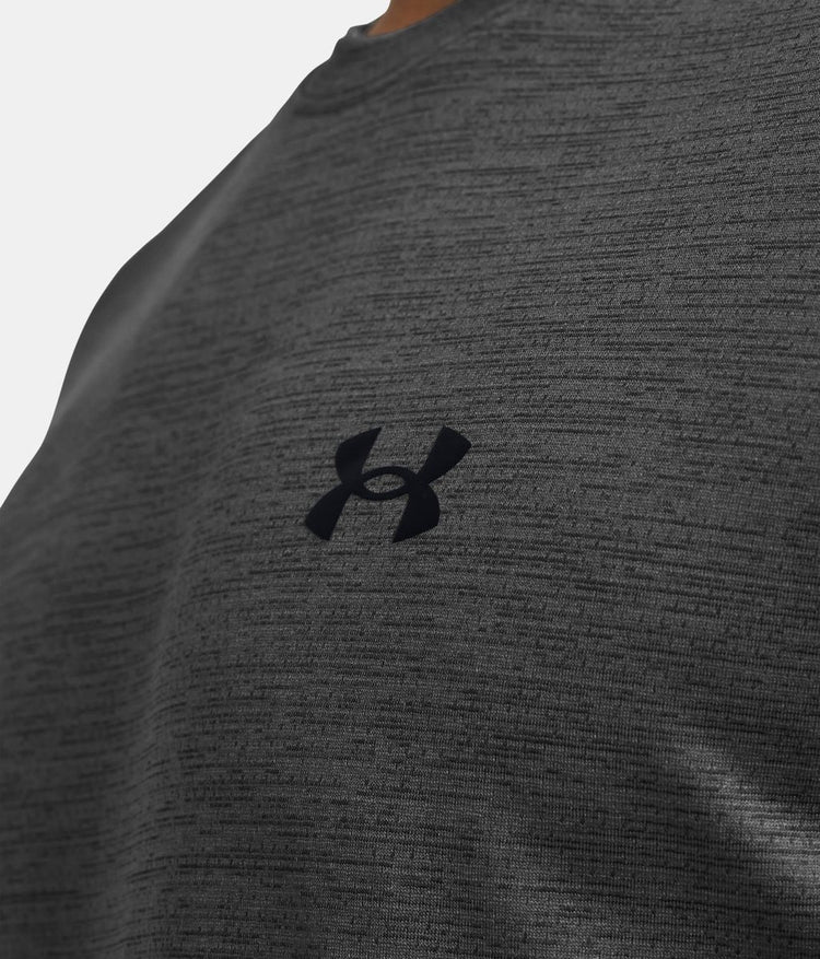 Under Armour UA Tech Vent SS-Gry Herren-Sportshirt – Castle Rock – Schwarz