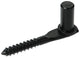 1013216 - Schraubhaken für Luke, schwarz, Durchmesser 18 mm | 10 Stück