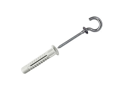 Celo 1015442 - 5 Universaldübel mzk 6x41mm + Schraubhaken 502637 | 5 Stück