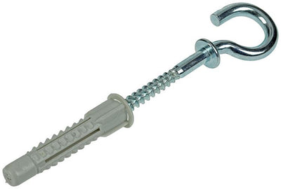 Celo 1015444 - 5 Universaldübel mzk 8mm + Schraubhaken 502638 | 5 Stück