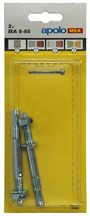 Celo 1015464 - 2 Einschlaganker BA 502668 8x85mm | 5 Stück