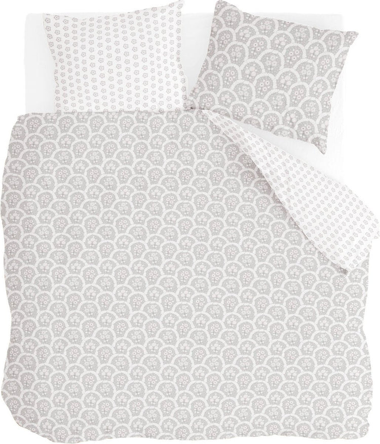 Walra Bettbezug Vintage Memory – 240 x 220 – 100 % Baumwolle (BCI) – Grau