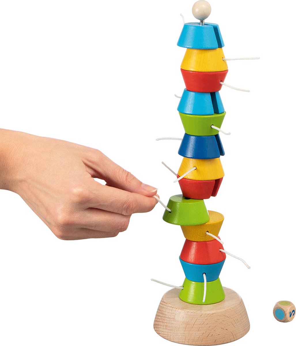 Goki Wooden Wobbling Tower Game, 15dlg.