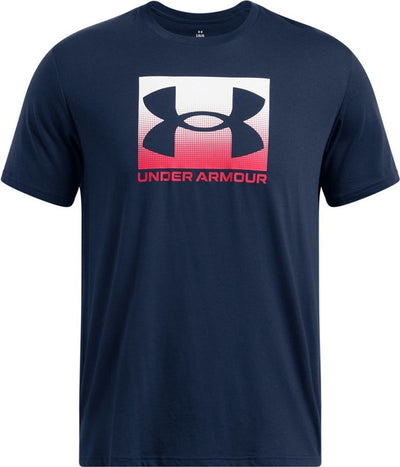 Under Armour UA M Boxed Sports Updated SS-Blu Herren-Sportshirt – Academy – Rot