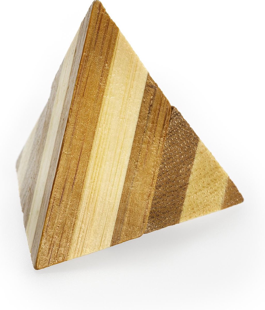 Eureka 3d Bambus -Gehirn -Puzzle -Pyramide *