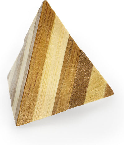 Eureka 3d Bambus -Gehirn -Puzzle -Pyramide *