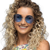 Boland Partybrille Hippie XL blau
