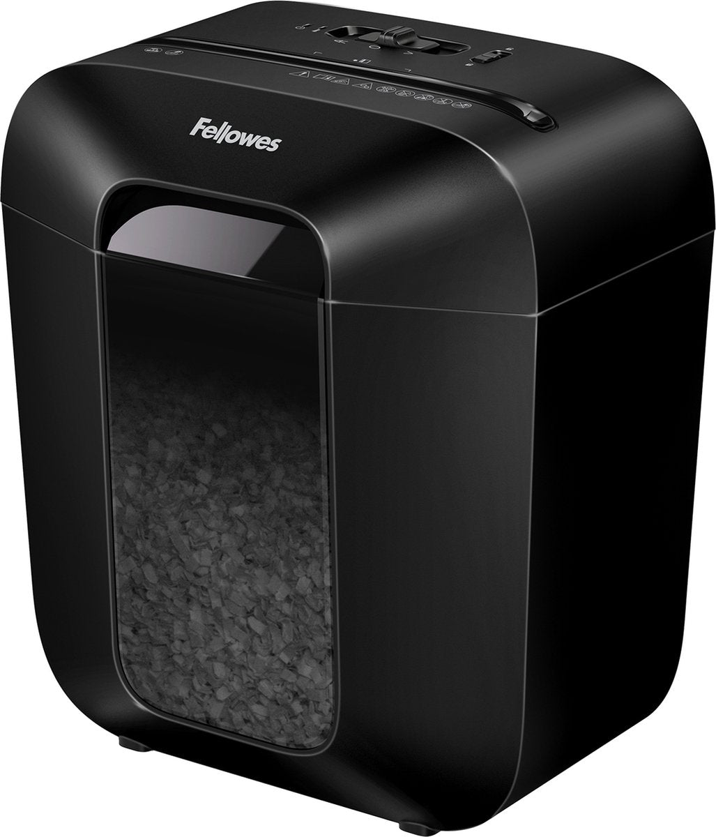 Fellowes Lx25m Aktenvernichter – Mini-Cut P-4 – 6 Blatt – für Zuhause, Zuhause, Büro