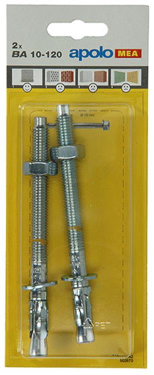 Celo 1015466 - 2 Einschlaganker BA 502670 10x120mm | 5 Stück