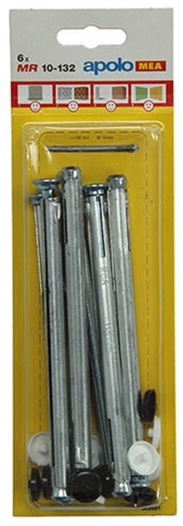 Celo 1015419 – 6 Metall-Fensterstopfen Herr 502691 10 x 132 mm | 5 Stück