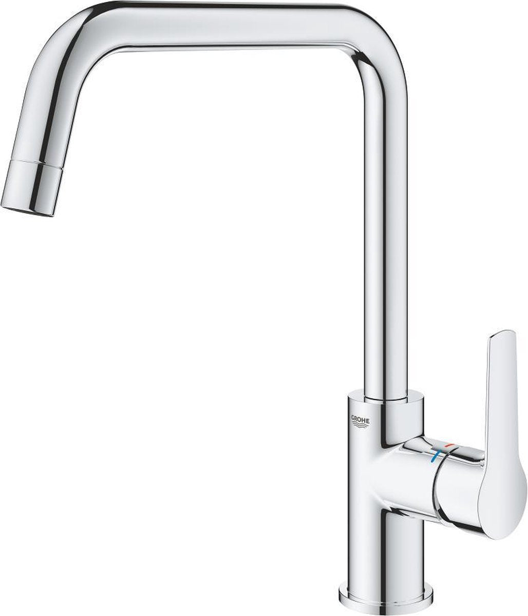 Grohe Start Küchenarmatur – hoher Auslauf – 150° Schwenkbereich – Chrom