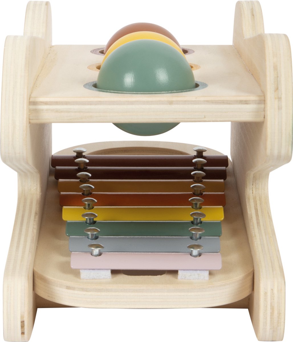 Kleines Fußholz -Xylophon- und Hamperbank -Safari, 5dlg.