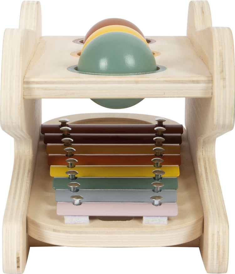 Kleines Fußholz -Xylophon- und Hamperbank -Safari, 5dlg.