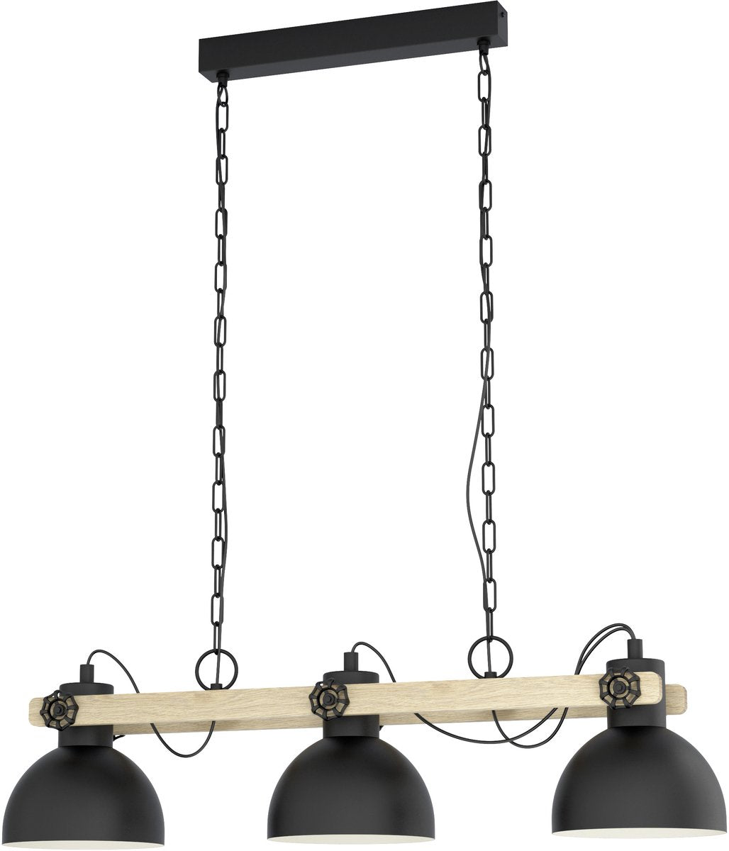 Eglo Lubenham Hängelampe – E27 – 90 cm – Schwarzbraun