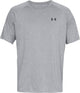 Under Armour UA Tech 2.0 SS Tee-Gry Herren-Sportshirt – Steel Light Heather – Schwarz