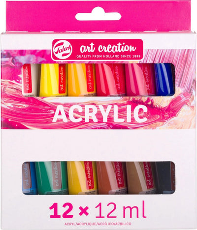 TALENS Art Creation Acrylfarbenset, 12x12ml