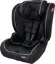 Carkids i-Size-Autositz Luca – entspricht dem i-Size-R-129-Standard – für Kinder von 76 bis 150 cm – verstellbare Kopfstütze – Schwarz und Weiß