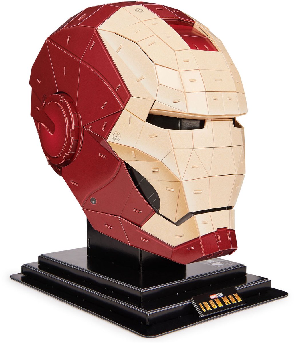 4D Build Marvel – Iron Man – 3D-Puzzle – 96 Teile – Kartonbausatz